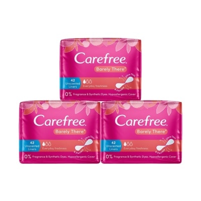 CAREFREE - Barely There Unscented Panty Liners Bundle Set 1s image