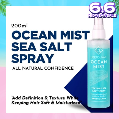 UBERSUAVE Ocean Mist Texture Sea Salt Spray (Suitable For All Hair Types) 200ml