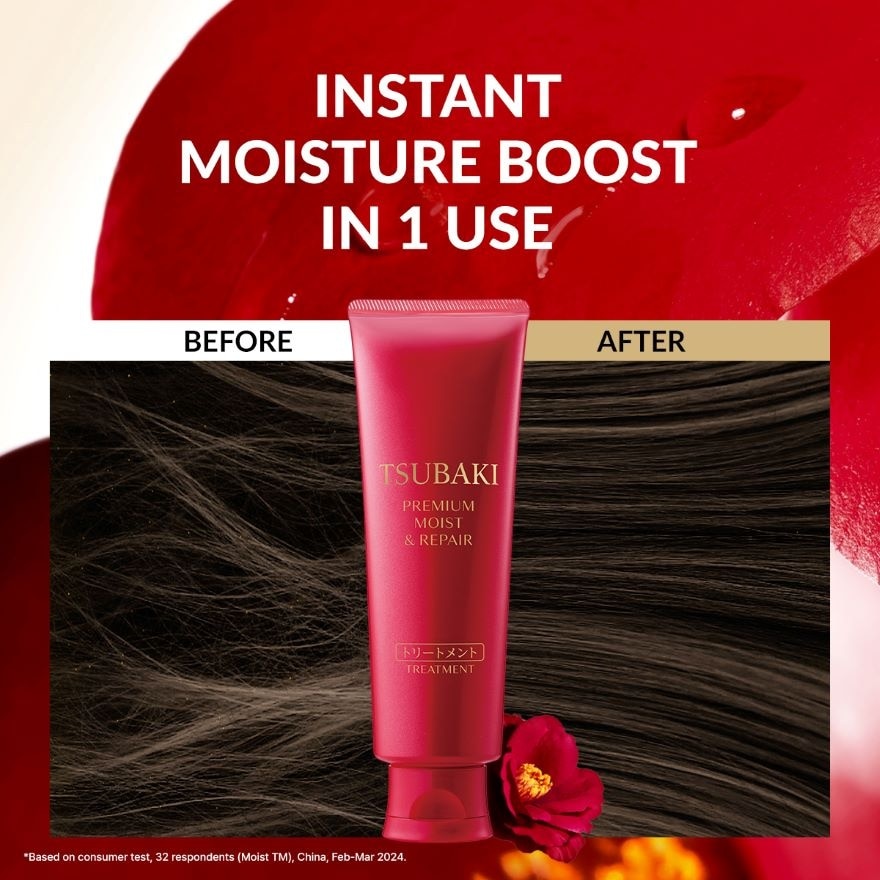 Premium Moist & Repair Treatment (72 Hours Moisture Retention, Instant Hydration & Improves Frizzy Hair) 160g