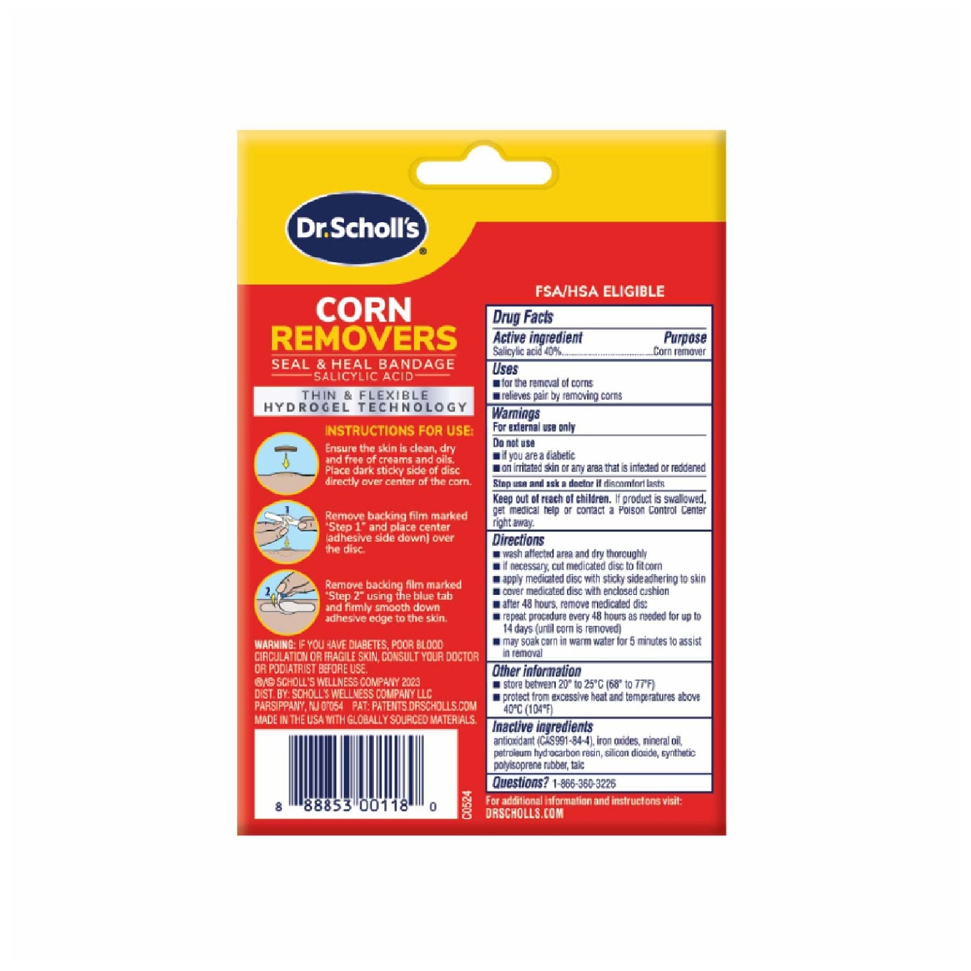 Corn Removers Seal & Heal Bandage 6s image