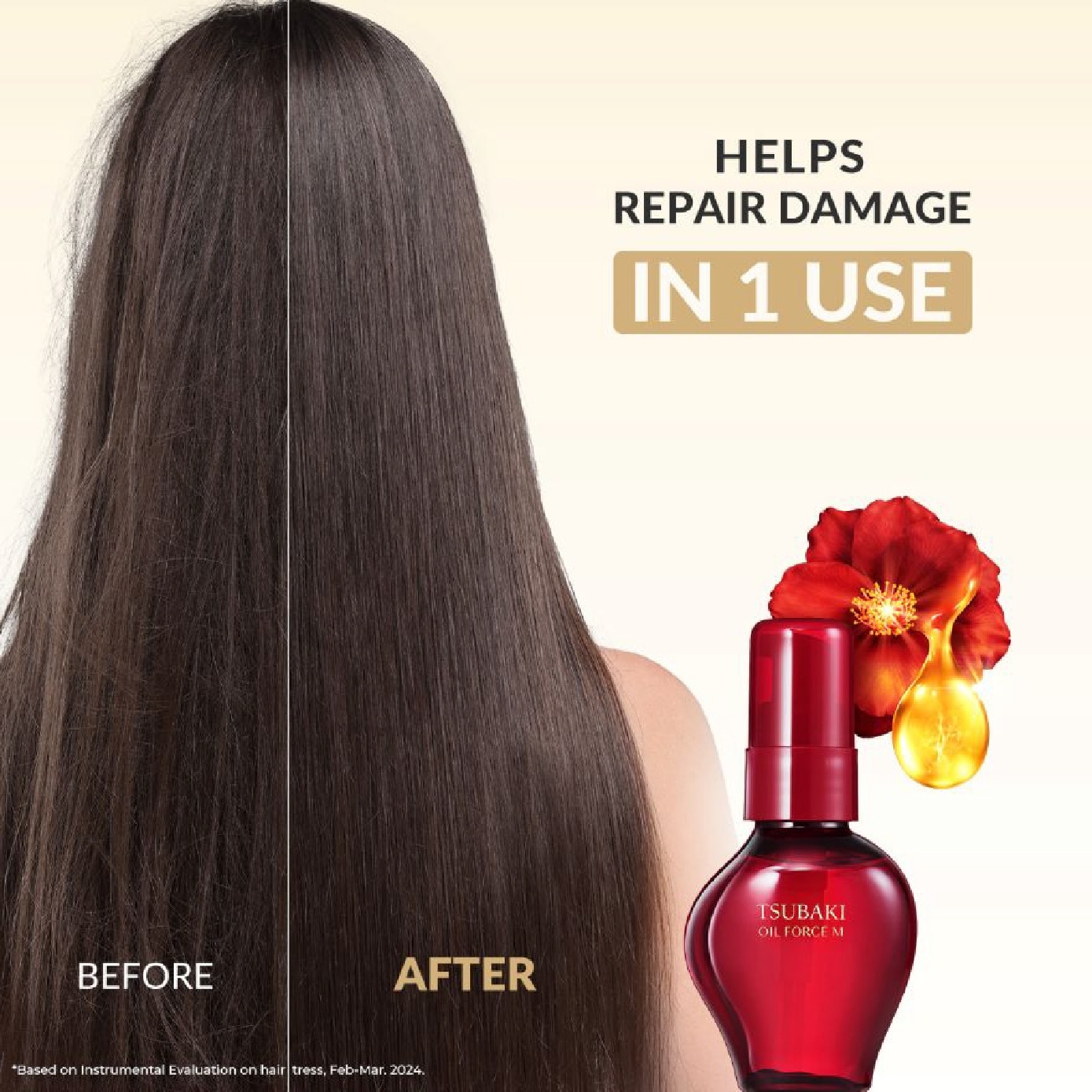 Oil Force M Hair Oil (Daily Leave-On - Replenish Moisture, Repair, Style & Heat Protection In 1 Use) 60ml