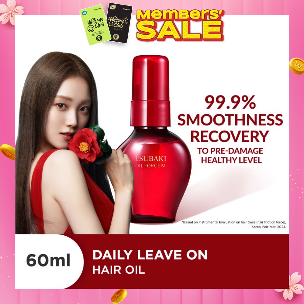 Oil Force M Hair Oil (Daily Leave-On - Replenish Moisture, Repair, Style & Heat Protection In 1 Use) 60ml