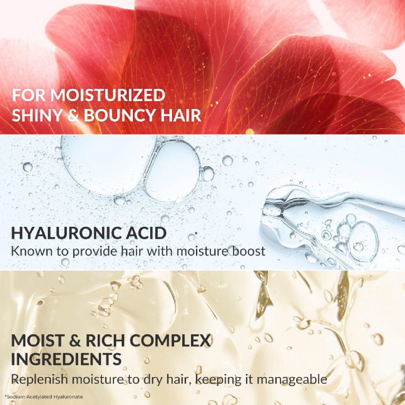 Premium Moist & Repair Shampoo (72 Hours Moisture Retention, Instant Hydration & Improves Frizzy Hair) 450ml