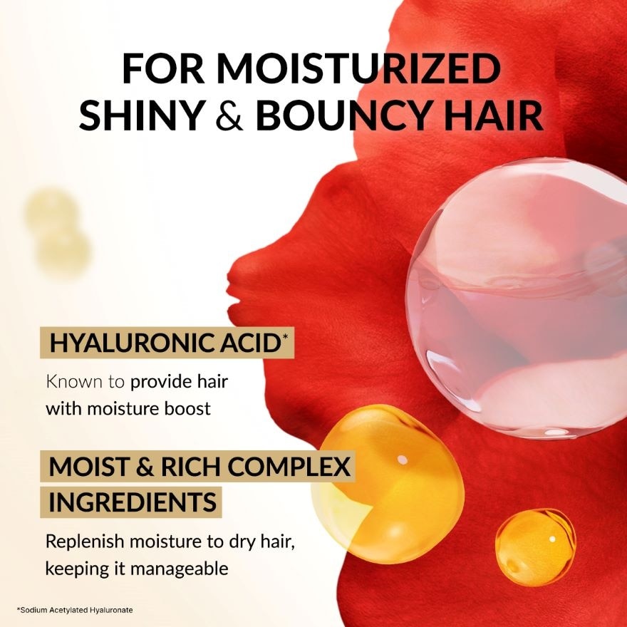 Premium Moist & Repair Shampoo (72 Hours Moisture Retention, Instant Hydration & Improves Frizzy Hair) 450ml