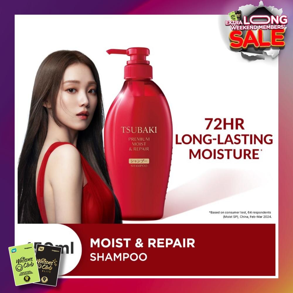 Premium Moist & Repair Shampoo (72 Hours Moisture Retention, Instant Hydration & Improves Frizzy Hair) 450ml