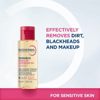 BIODERMA Sensibio Micellar Oil Cleanser & Makeup Remover 50ml image