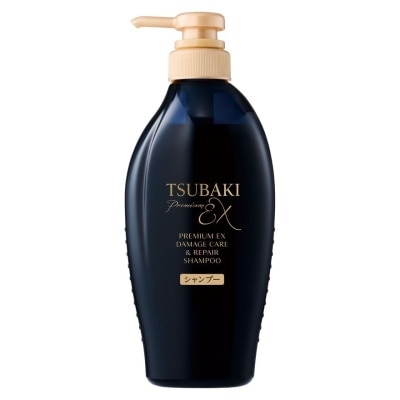 TSUBAKI - Premium EX Damage Care & Repair Shampoo (Repairs Severely Damaged Hair In Just 1 Use) 450ml