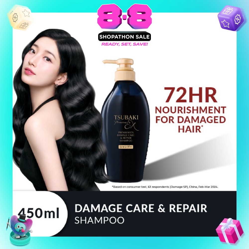 Premium EX Damage Care & Repair Shampoo (Repairs Severely Damaged Hair In Just 1 Use) 450ml