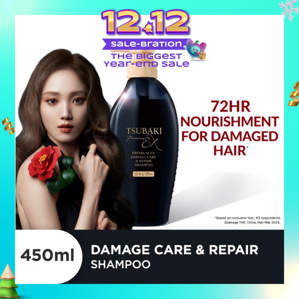 Premium EX Damage Care & Repair Shampoo (Repairs Severely Damaged Hair In Just 1 Use) 450ml