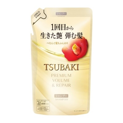 TSUBAKI - Premium Volume & Repair Shampoo (Instant Volume Boost In 1 Use, To Improve Flat & Lifeless Hair) 450ml