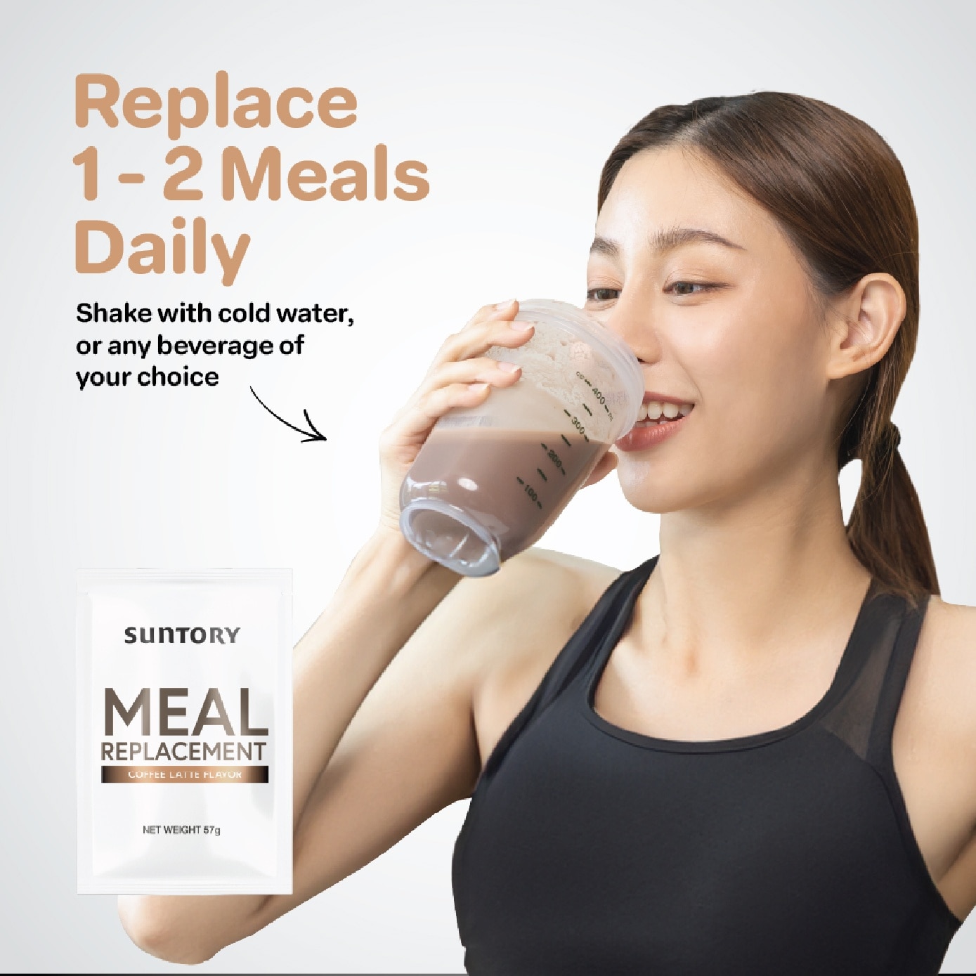 Meal Replacement with Coffee Latte Flavor Sachet 14s image