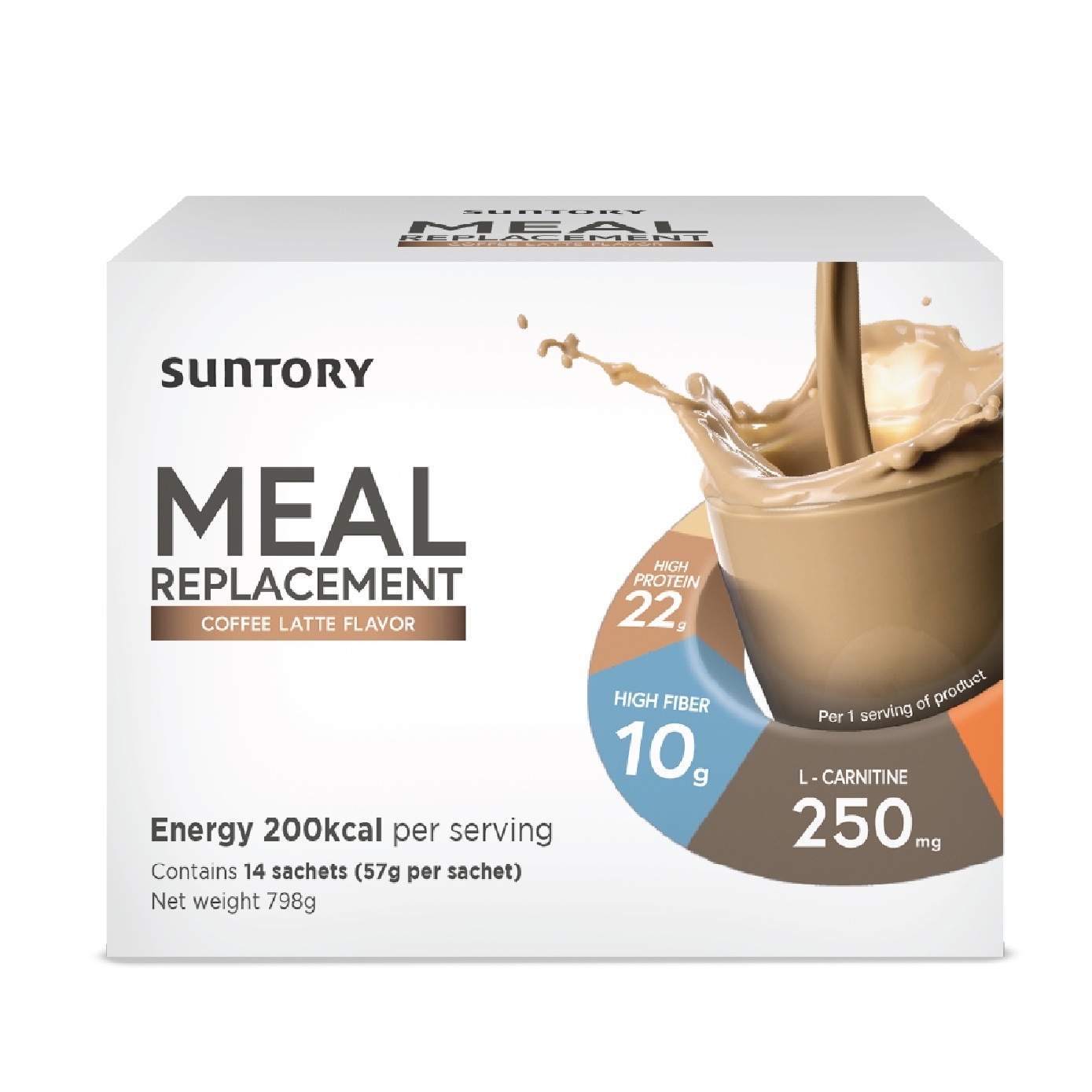 Meal Replacement with Coffee Latte Flavor Sachet 14s image