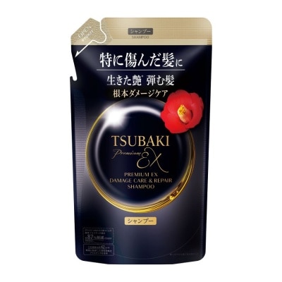 TSUBAKI - Premium EX Damage Care & Repair Shampoo Refill (Repairs Severely Damaged Hair In Just 1 Use) 300ml