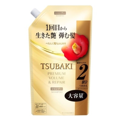 TSUBAKI - Premium Volume & Repair Shampoo Refill (Instant Volume Boost In 1 Use, To Improve Flat & Lifeless Hair) 600ml