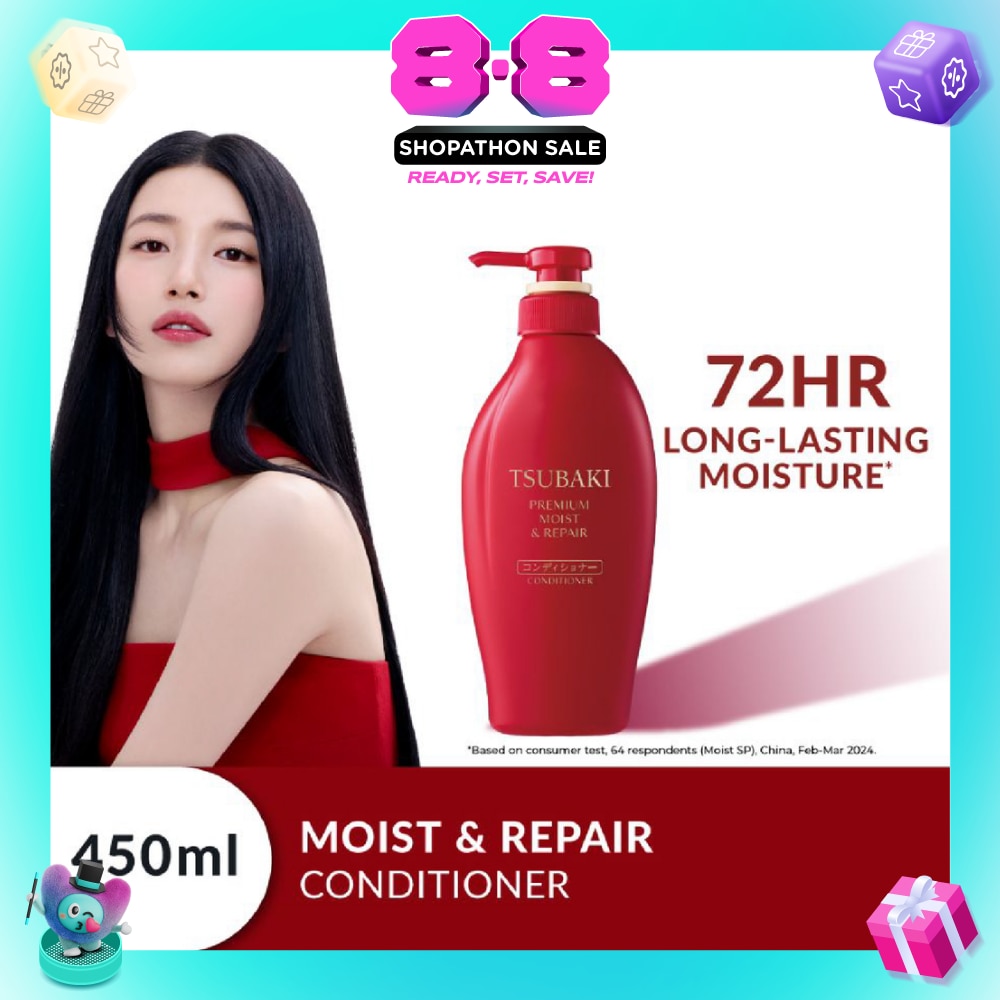 Premium Moist & Repair Conditioner (72 Hours Moisture Retention, Instant Hydration & Improves Frizzy Hair) 450ml