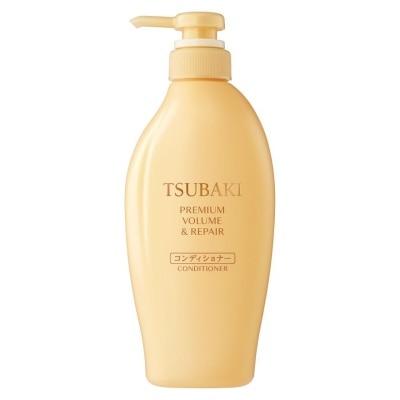 TSUBAKI - Premium Volume & Repair Conditioner (Instant Volume Boost In 1 Use, To Improve Flat & Lifeless Hair) 450ml