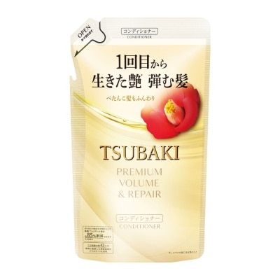TSUBAKI - Premium Volume & Repair Conditioner (Instant Volume Boost In 1 Use, To Improve Flat & Lifeless Hair) 450ml