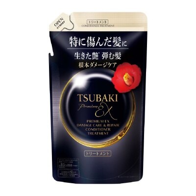 TSUBAKI - Premium EX Damage Care & Repair Conditioner Treatment (Repairs Severely Damaged Hair in Just 1 Use) 300ml