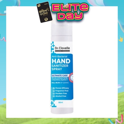 DR CLOVELLE - Anti Bacteria Hand Sanitizer Spray (Kills 99.9% Harmful Bacteria) 80ml