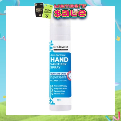 DR CLOVELLE - Anti Bacteria Hand Sanitizer Spray (Kills 99.9% Harmful Bacteria) 80ml