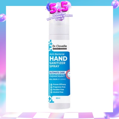 DR CLOVELLE - Anti Bacteria Hand Sanitizer Spray (Kills 99.9% Harmful Bacteria) 80ml
