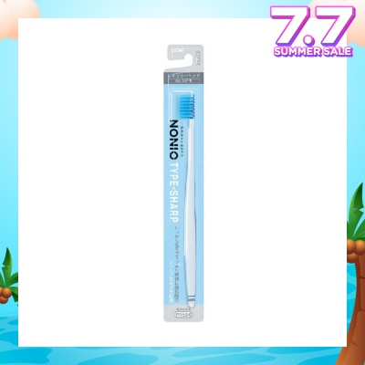 NONIO Type Sharp Toothbrush Soft (Penetrates Between Teeth to Remove Plaque Effectively) 1s