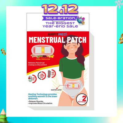 AIRFIT MEDI Menstrual Cramp & Discomfort Relief Heat Patch 2s