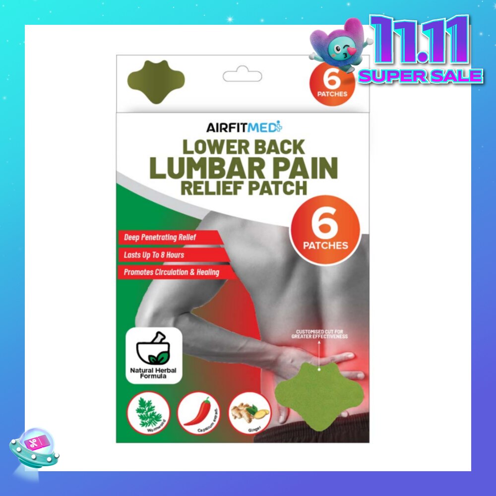Lower Back Lumbar Pain Relief Patch 6s