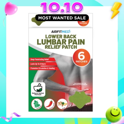 AF MEDI Lower Back Lumbar Pain Relief Patch 6s image