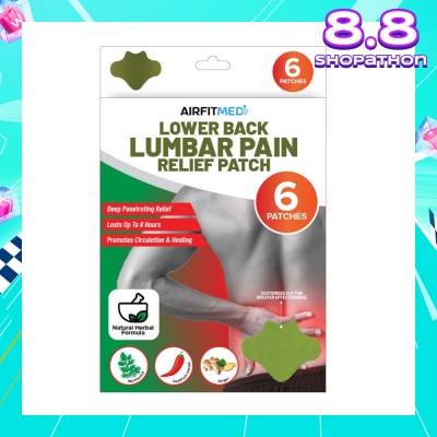AIRFIT MEDI Lower Back Lumbar Pain Relief Patch 6s