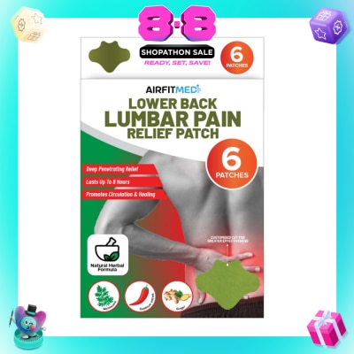AF MEDI - Lower Back Lumbar Pain Relief Patch 6s