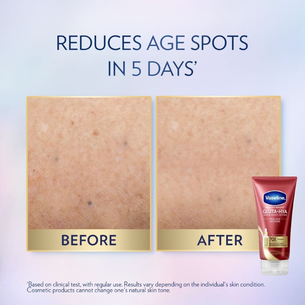 Healthy Bright Gluta-Hya Pro-Age Restore Serum Burst Lotion (To Reduce Age Spots & Boosts Skin Elasticity) 70ml