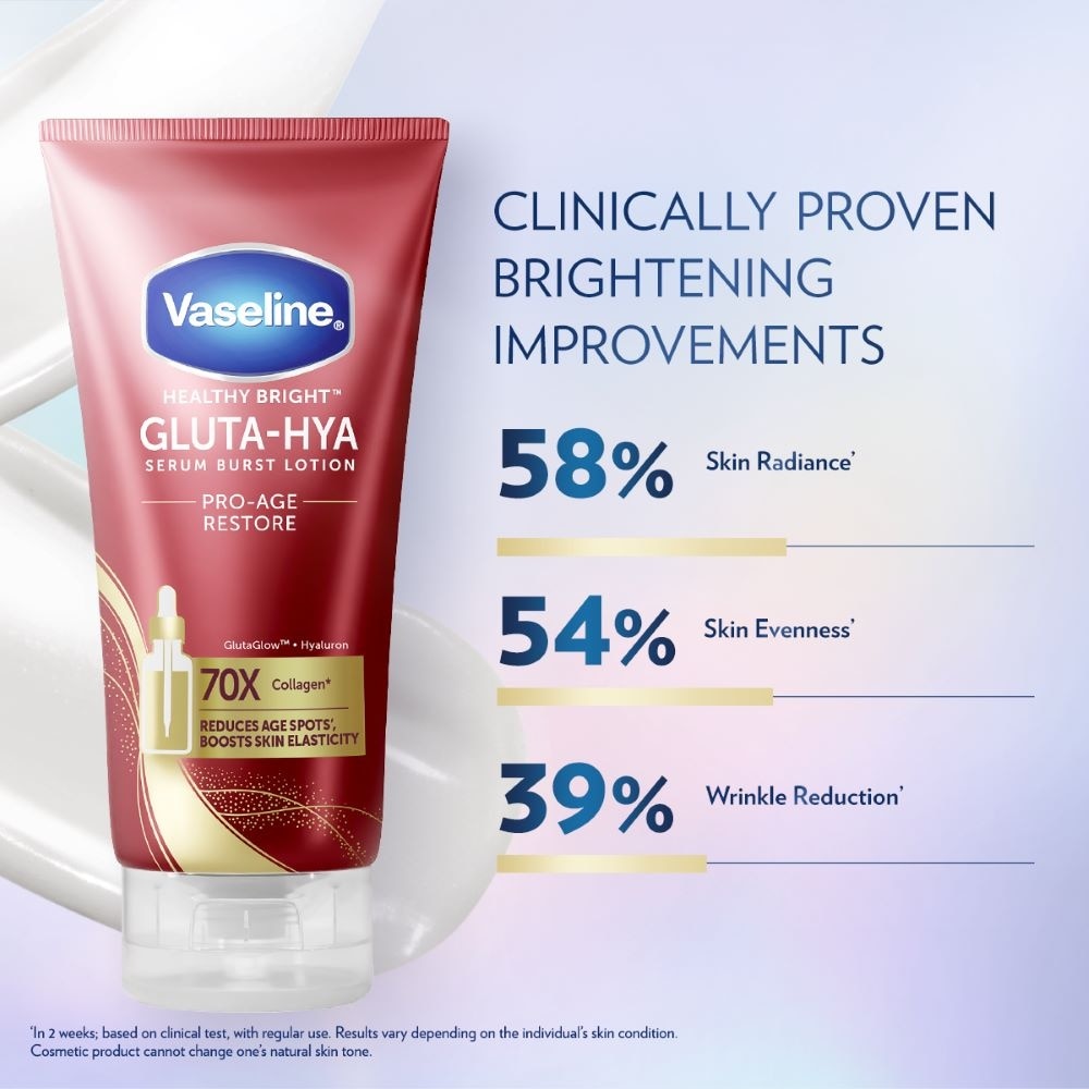 Healthy Bright Gluta-Hya Pro-Age Restore Serum Burst Lotion (To Reduce Age Spots & Boosts Skin Elasticity) 70ml
