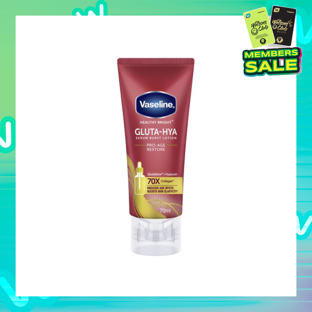 Healthy Bright Gluta-Hya Pro-Age Restore Serum Burst Lotion (To Reduce Age Spots & Boosts Skin Elasticity) 70ml
