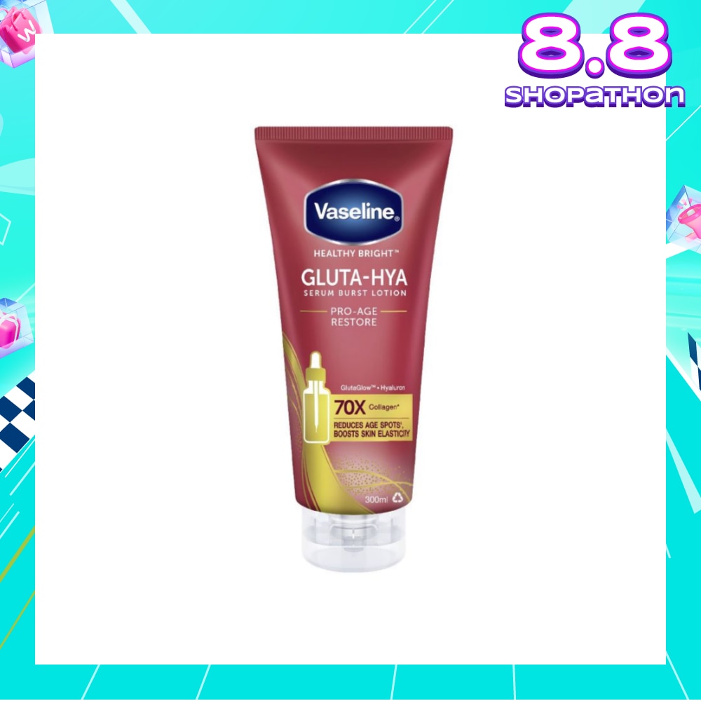 Healthy Bright Gluta-Hya Pro-Age Restore Serum Burst Lotion (To Reduce Age Spots & Boosts Skin Elasticity) 300ml