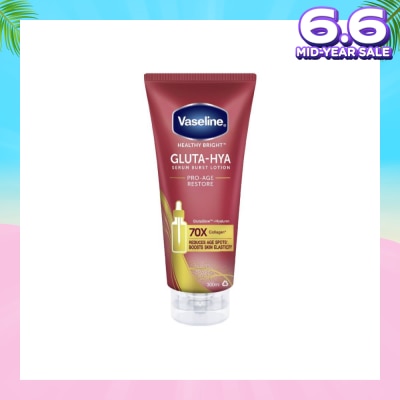 VASELINE Healthy Bright Gluta-Hya Pro-Age Restore Serum Burst Lotion (To Reduce Age Spots & Boosts Skin Elasticity) 300ml