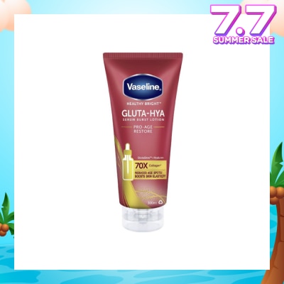 VASELINE Healthy Bright Gluta-Hya Pro-Age Restore Serum Burst Lotion (To Reduce Age Spots & Boosts Skin Elasticity) 300ml
