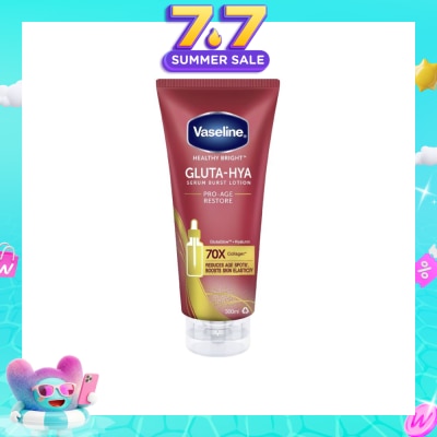 VASELINE - Healthy Bright Gluta-Hya Pro-Age Restore Serum Burst Lotion (To Reduce Age Spots & Boosts Skin Elasticity) 300ml