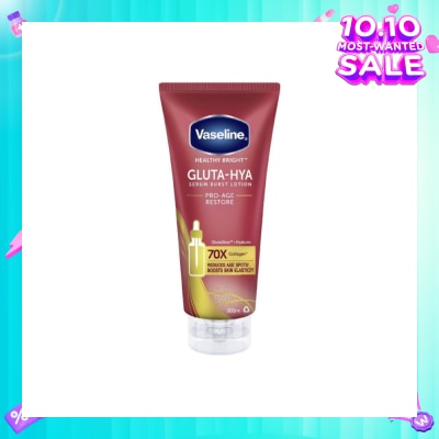 VASELINE Healthy Bright Gluta-Hya Pro-Age Restore Serum Burst Lotion (To Reduce Age Spots & Boosts Skin Elasticity) 300ml