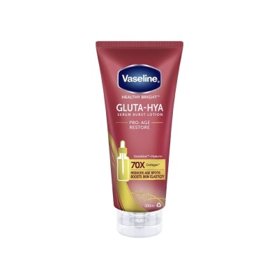 VASELINE Healthy Bright Gluta-Hya Pro-Age Restore Serum Burst Lotion (To Reduce Age Spots & Boosts Skin Elasticity) 300ml