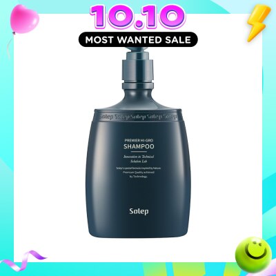 SOLEP Premier Hi Gro Shampoo (To Reduce Hair Loss & Improve Scalp Health) 300ml (Expiry: Feb`2027) image
