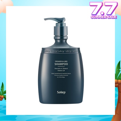SOLEP Premier Hi-Gro Shampoo (To Reduce Hair Loss & Improve Scalp Health) 300ml