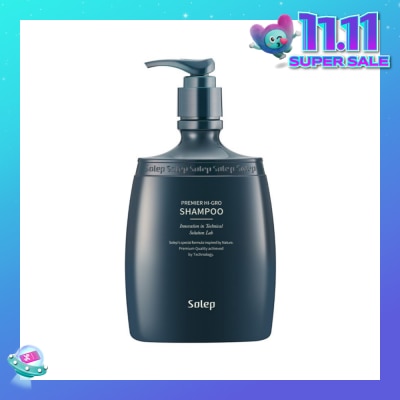 SOLEP Premier Hi-Gro Shampoo (To Reduce Hair Loss & Improve Scalp Health) 300ml