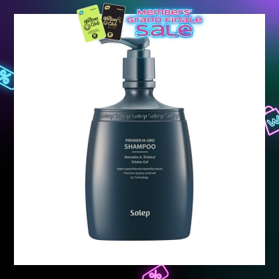 SOLEP Premier Hi-Gro Shampoo (To Reduce Hair Loss & Improve Scalp Health) 300ml