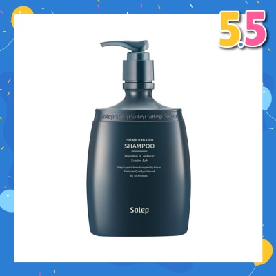 SOLEP Premier Hi-Gro Shampoo (To Reduce Hair Loss & Improve Scalp Health) 300ml