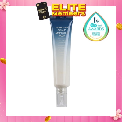 SOLEP Premier Hi-Gro Scalp Ampoule Pack (For Combat Hair Loss, Thinning Hair & Scalp Discomfort) 40ml