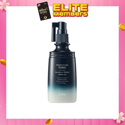 SOLEP Premier Hi-Gro Tonic (To Strengthen Roots, Boost Circulation & Promote Healthier Hair) 100ml