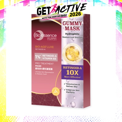 BIO ESSENCE - Bio-Age'Luxe 1% Retinoid-A Vitamin B3 Pro Treatment Mask 10s image
