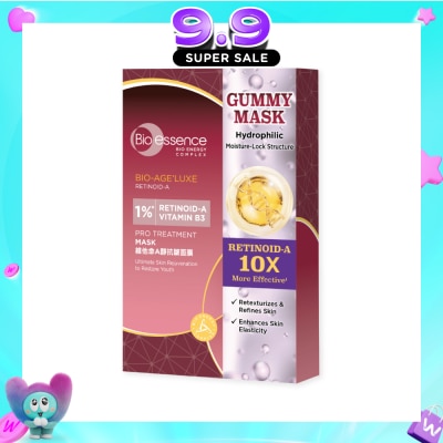BIO ESSENCE - Bio-Age'Luxe 1% Retinoid-A Vitamin B3 Pro Treatment Mask 10s image
