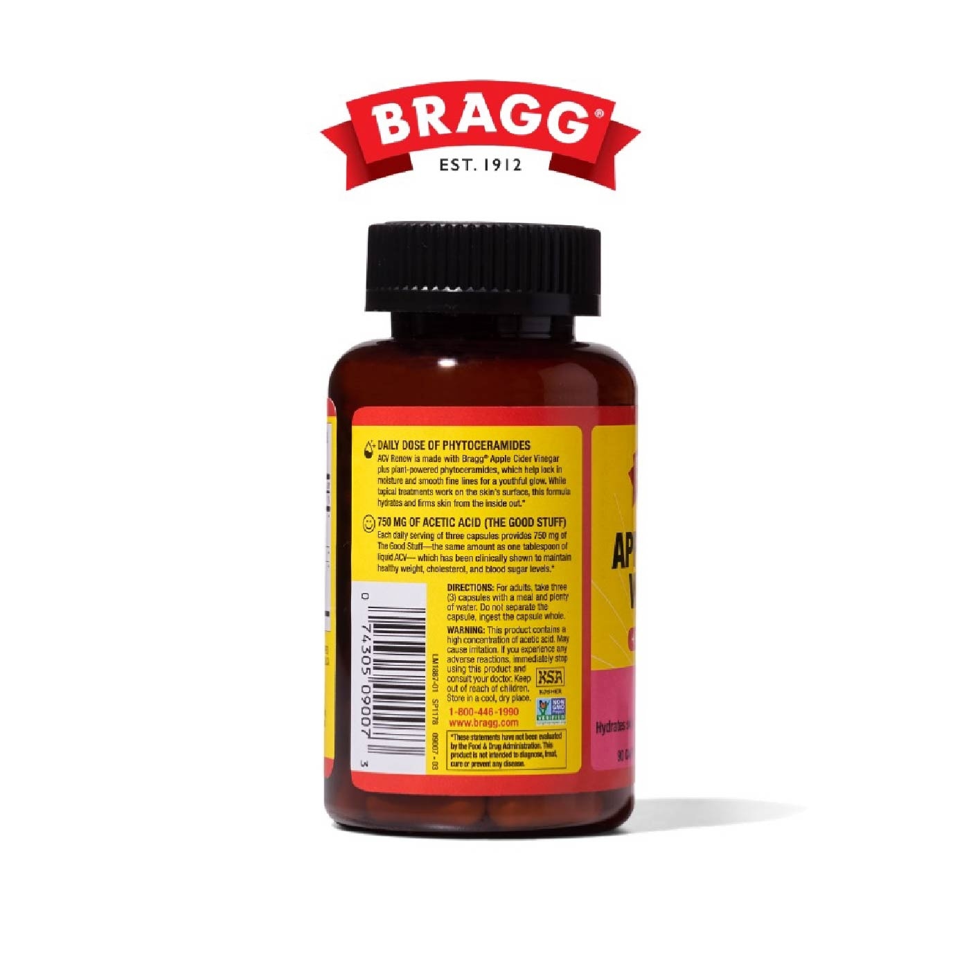 Renew Apple Cider Vinegar + Phytoceramides Dietary Supplement Capsule 90s